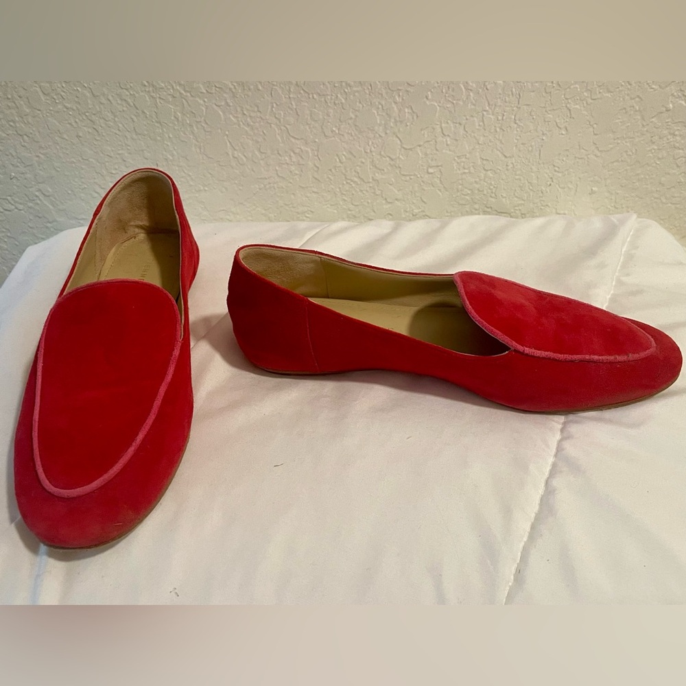 Cute red loafers